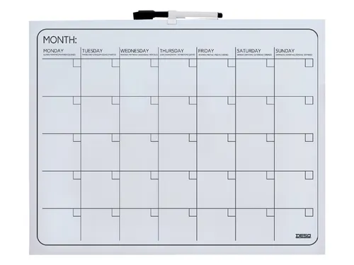 Planbord Desq maand 40x50cm magnetisch