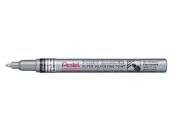 viltstift Pentel MSP10 ronde punt 1.5mm zilver