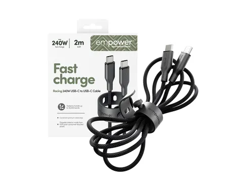 PanzerGlass empower by Racing 240W USB-C to USB-C Cable | USB 2.