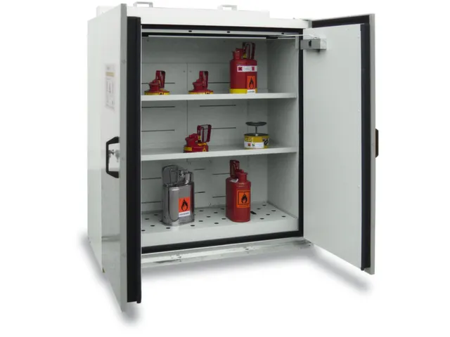 Veiligheidskast 1315x1190x598mm 2 Deuren Binnenzijde Gelakt Ral 7035