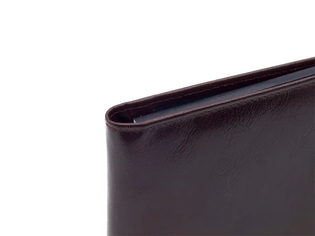 Conférencier Van der Spek 353 A5 cuir buffle marron