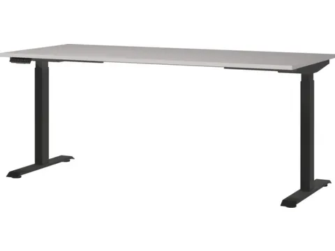 Elektrisch ihv bureau,HxBxD 720-1200x1800x800mm,blad decor kasjmier