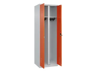 locker voor scheiding van kleding,HxBxD 1850x600x500mm,2vak - 2