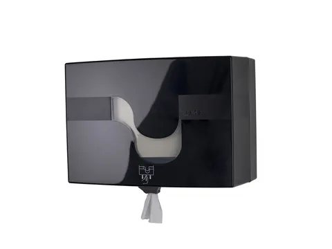 Toiletpapier dispenser Celtex Megamini Easy-Pull zwart