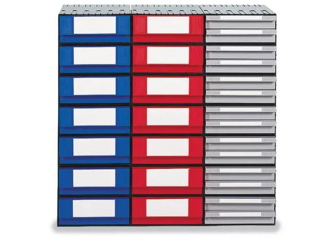 Lade Voor Combi-Ladensysteem Voor Behuizing 102x242x345mm Blauw