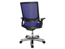 Bureaustoel Blauw Zitting H X B X D 420-550X 480X 460Mm Synchroonmecha