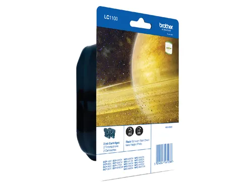 Brother LC-1100 Duopack Inktcartridges Zwart + Kleur