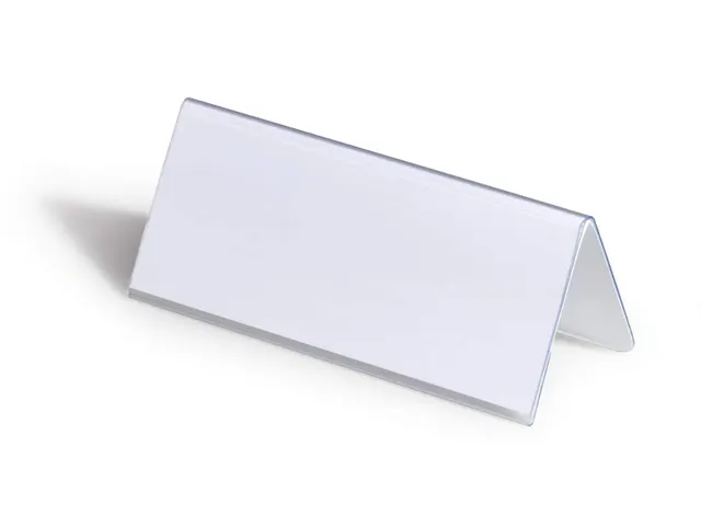 Tafelnaambord Durable 8050 61x150mm transparant