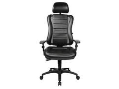 Bureaustoel Topstar Head Point RS zwart kunstleder