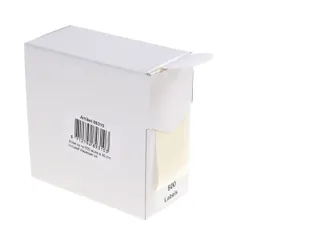 Etiketten Op Rol 35mm Wit Met Dispenser 500 Stuks - 2