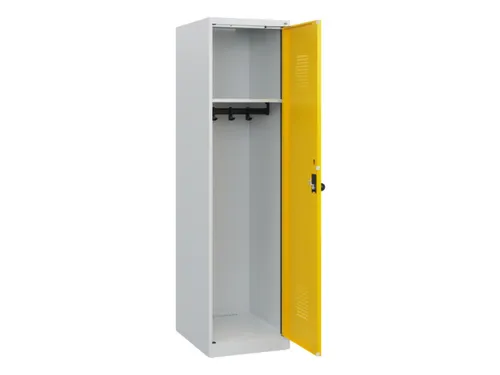 schoollocker,HxBxD 1530x400x500mm,1vak,vak B 400mm,draaigrendel