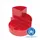 Pennenkoker MAULroundbox Blauwe Engel recycled 6 vaks rood