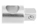 R67500007 Réducteur 1/2 inch x 3/8 inch 4pans 40mm