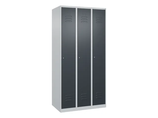 locker voor scheiding van kleding,HxBxD 1850x900x500mm,3vak