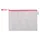 Opbergtas Tarifold met rits 330x240mm PVC rood