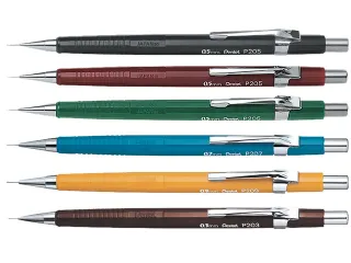 Vulpotlood pentel P205 0.5mm rood - 4