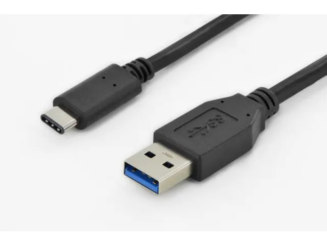 USB Type-C-aansluitkabel Type-C - A M/M 1m 3A 5GB 3.0-versie Zwart