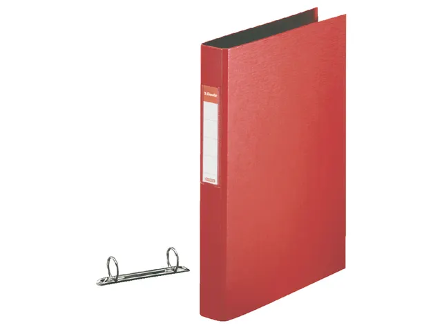 Ringband Esselte 2 rings O-mech A4 25mm Pp Rood