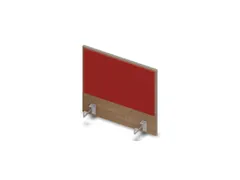 opzetpaneel bureau aanbouw zijkant NT-cherry BN4011-rood 600mm