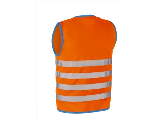 Fun Jacket Reflecterend Fluohesje Kind Oranje Large - 3
