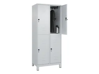dubbeldekse locker,HxBxD 1950x800x500mm,2x2vak.,vak B 400mm - 3