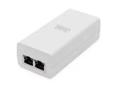 Gigabit Ethernet PoE+ injector 802.3at, 30W kleine behuizing wit