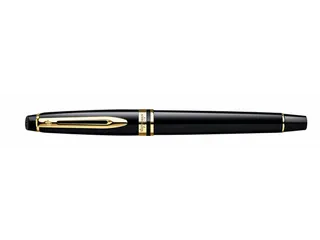 Rollerpen Waterman Expert Black lacquer GT Fijn Zwarte inkt - 4