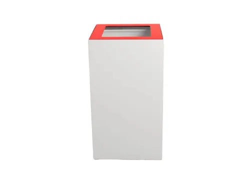 V-Part Top voor Modulaire Afvalbak 85 en 90 L Rood