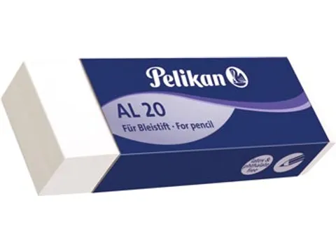 witte potloodgom AL doos van 20 stuks