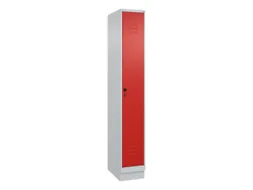 locker,HxBxD 1950x300x500mm,1vak,vak B 300mm,draaigrendel,sokkel