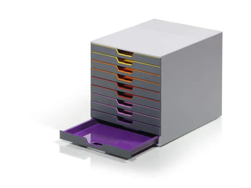 Ladenbox Durable Varicolor 10 laden grijs