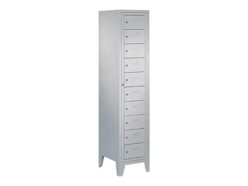 Vakken-/sorteerkast 1850x400x500 1x10 Vakken Poten Ral7035