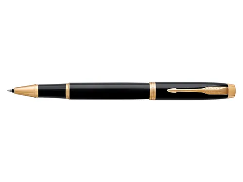 Rollerpen Parker IM Black Lacquer GT Finish Fijn Zwarte inkt