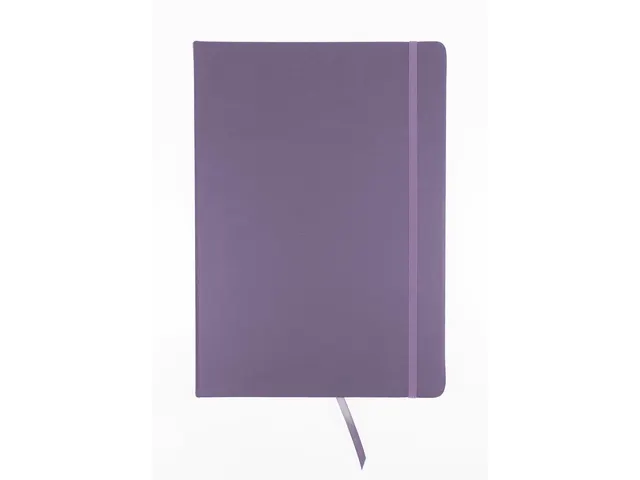 Schetsboek Kangaro A4 heather purple PU HC 80 vel 140gr roomwit met el