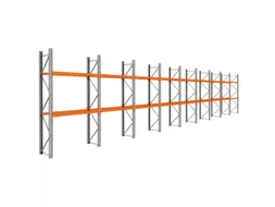 palletstelling,basis+8xaanbouw,HxBxD 3360x17425x750mm,vakl. 3000kg