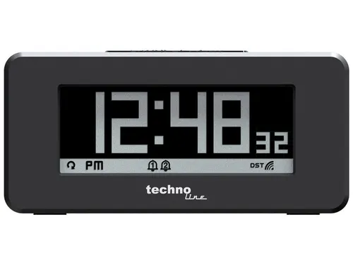 Wekker Technoline WT 295 120x57x45mm zwart