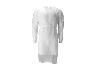 Pp Non Woven Isolatieschort Wit Latex Vrij Regular Weight 100 Stuks - 1