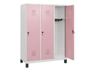 schoollocker,HxBxD 1630x1200x500mm,3vak,vak B 400mm,draaigrendel - 1