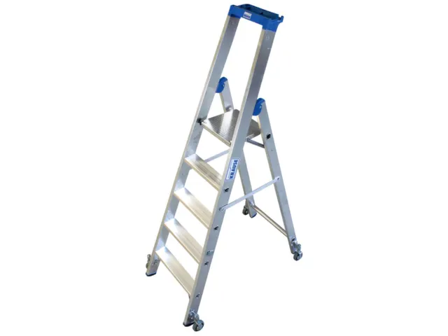 Verrijdbare Boktrap Aluminium L 1 96M 5Treden