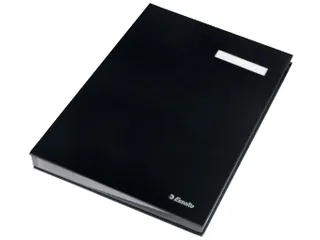 Vloeiboek Esselte 6210 karton 20 vakken zwart - 3