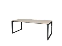 Domino Plus Bureau Hoogte Verstelbaar 2000x900mm Robson Eiken Zwart