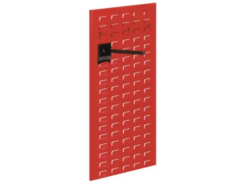 Gesleufde Plaat Staal Hxb 1000x450mm Staand Ral 3020 Verkeersrood