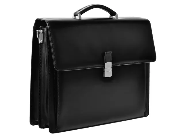 Serviette ordinateur portable 15,6 inch cuir noir