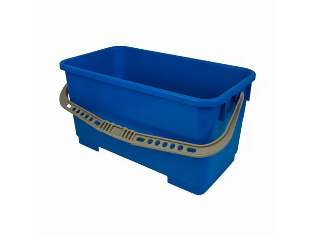 Vlakmopemmer Blauw 22 liter