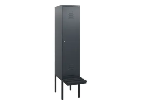 locker met bank,HxBxD 1950x400x815mm,1vak,vak B 400mm,cil.-slot