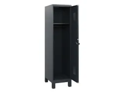 schoollocker,HxBxD 1630x400x500mm,1vak,vak B 400mm,draaigrendel,voeten