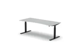 Elektrisch ihv bureau,HxBxD 650-1310x2000x900/800mm,blad wit