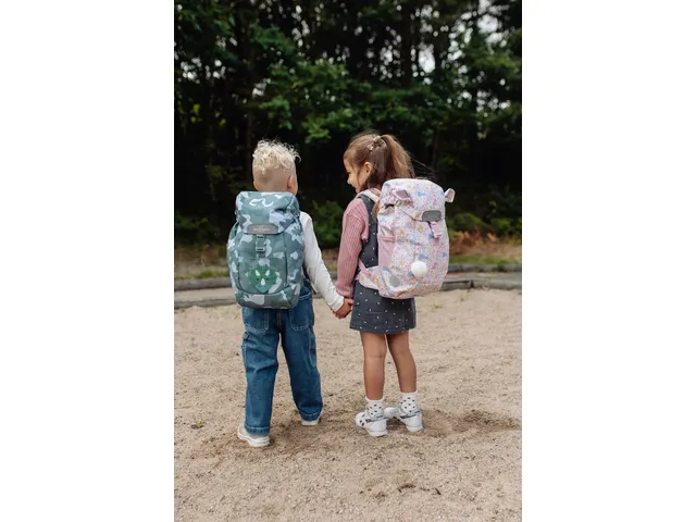 Schooltas Beckmann Classic mini 12L Dinosaur grijs