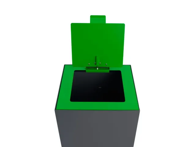 Couvercle à clapet pour unité de tri sélectif modulaire 90 litres