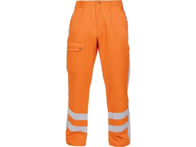 Hydrowear Protective Clothing Auxerre werkbroek, fluo oranje, maat 50,